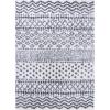 Superior Indoor Area Rug Perfect for Bedroom, Laundry Room, Entryway, Office, Playroom, Nursery, Fluffy Carpet Cover, Modern Geometric Diamond Lattice Shag JAYC Collection, 2′ 7″ x 8′, Ivory Black(Jayc Ivory Black)