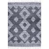 Superior Indoor Area Rug Perfect for Bedroom, Laundry Room, Entryway, Office, Playroom, Nursery, Fluffy Carpet Cover, Modern Geometric Diamond Lattice Shag JAYC Collection, 2′ 7″ x 8′, Ivory Black(Lore Grey Ivory)