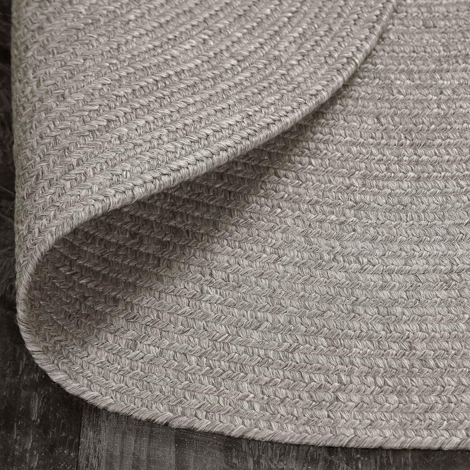 imageSuperior IndoorOutdoor Area Rug Reversible Braided Floor Decor for Living Room Kitchen Patio Front Porch Modern Boho Farmhouse Rugs Hardwood Bedroom Accessories 5 x 8 CharcoalCanvas