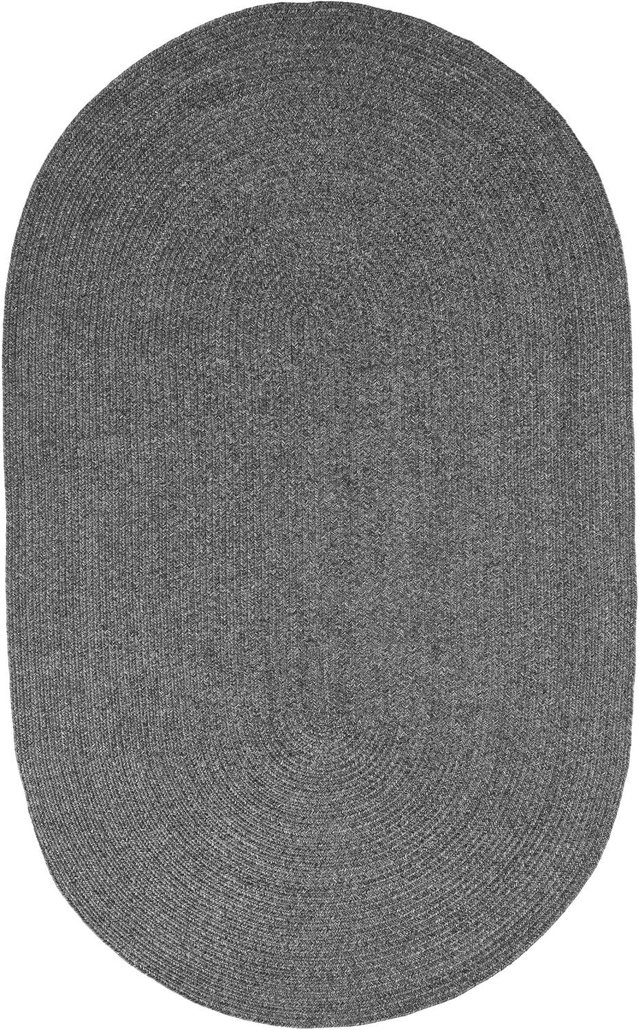 imageSuperior IndoorOutdoor Area Rug Reversible Braided Floor Decor for Living Room Kitchen Patio Front Porch Modern Boho Farmhouse Rugs Hardwood Bedroom Accessories 5 x 8 CharcoalCharcoal