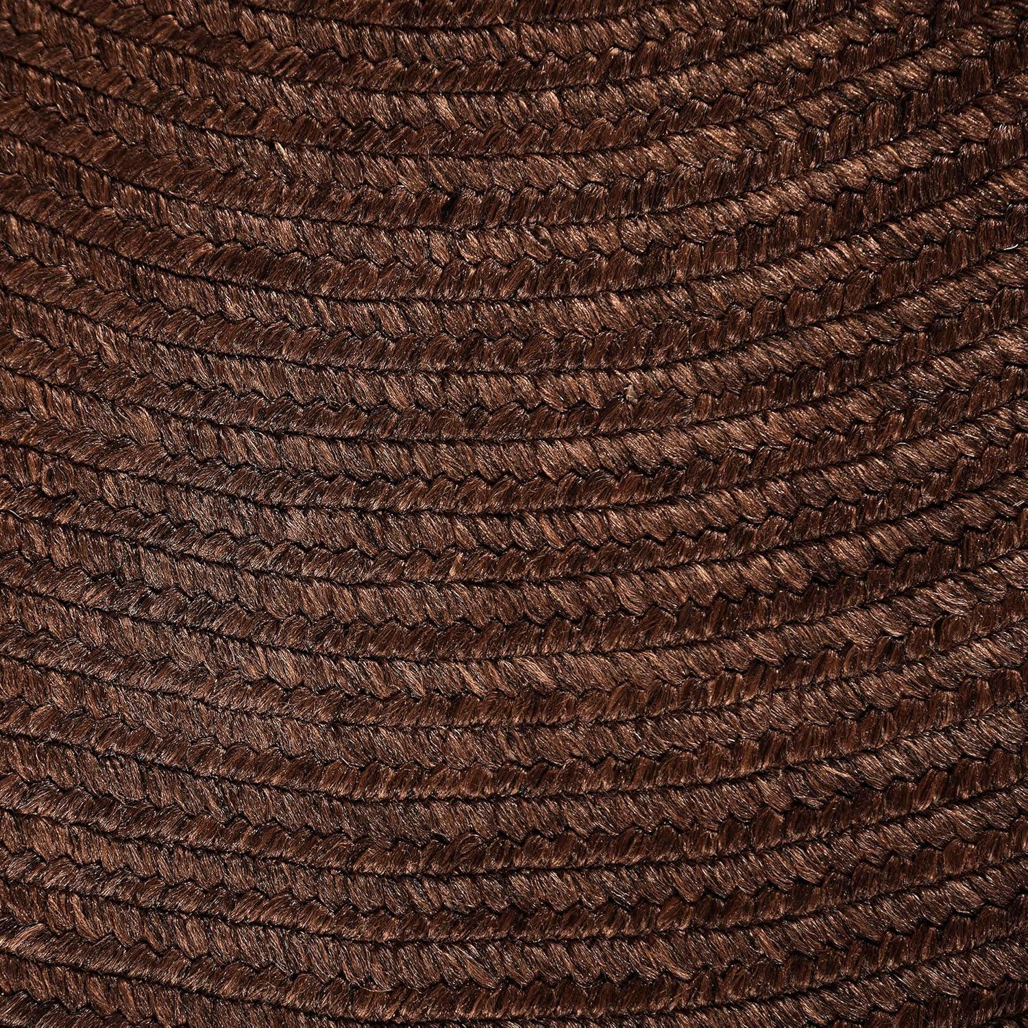 imageSuperior IndoorOutdoor Area Rug Reversible Braided Floor Decor for Living Room Kitchen Patio Front Porch Modern Boho Farmhouse Rugs Hardwood Bedroom Accessories 5 x 8 CharcoalCocoa