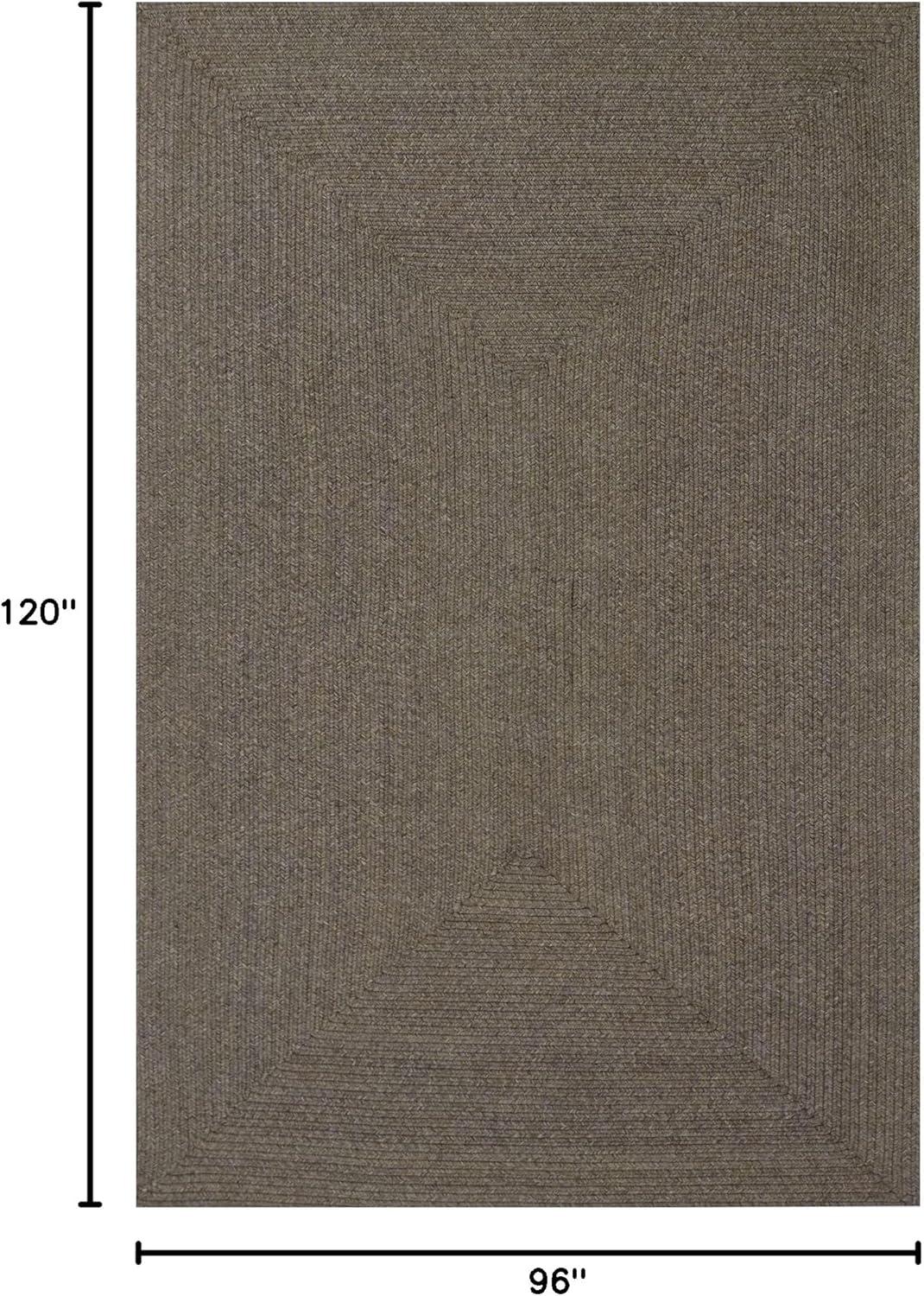 imageSuperior IndoorOutdoor Area Rug Reversible Braided Floor Decor for Living Room Kitchen Patio Front Porch Modern Boho Farmhouse Rugs Hardwood Bedroom Accessories 4 x 6 Latte