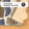 Superior Berrigan Floral Indoor Area Rug for Living Room, Bedroom, Office, Kitchen, Dining, Washable Rugs, Foam Backing, Roselyn Collection, 5′ x 8′, Cream-Beige(2′ x 3′)