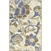 Superior Berrigan Floral Indoor Area Rug for Living Room, Bedroom, Office, Kitchen, Dining, Washable Rugs, Foam Backing, Roselyn Collection, 5′ x 8′, Cream-Beige(4′ x 6′)