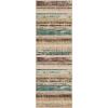 Superior Cheshunt Indoor Home Area Rug for Living Room, Bedroom, Office, Kitchen, Dining, Washable Rugs, Foam Backing, Kylemore Collection, 2′ 7″ x 8′, Chocolate(Chocolate)