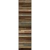 Superior Indoor Area Rug, Jute Backed Modern Floor Decor for Home Hallway, Living Room, Office, Kitchen, Dining, Entryway, Bedroom, Abstract Lines, Fulgor Collection, 4′ x 6′, Maroon(Maroon)