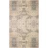 Superior Indoor Area Rug, Jute Backing, Floral Damask Rugs for Entryway, Living Room, Kitchen Floors, Bedroom, Office Floor Cover, Modern Abstract Medallion Rug, Corbin Collection, 4′ x 6′, Beige