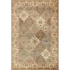 Superior Indoor Area Rug, Jute Backing, Oriental Plush Rugs for Entryway, Living Room, Kitchen Floors, Bedroom, Hallway, Office Floor Cover, Floral Medallion Rugs, Palmyra Collection, 8′ x 10′, Beige