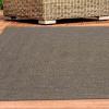 Superior Indoor/Outdoor Area Rug, Reversible Braided Floor Decor for Living Room, Kitchen, Patio, Front Porch, Modern Boho Farmhouse Rugs, Hardwood, Bedroom Accessories, 4′ x 6′, Latte