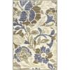 Superior Berrigan Floral Indoor Area Rug for Living Room, Bedroom, Office, Kitchen, Dining, Washable Rugs, Foam Backing, Roselyn Collection, 5′ x 8′, Cream-Beige(5 x 8 Feet)