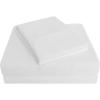 Superior Cotton Percale Deep Pocket Sheet Set, California King, Lilac, 4-Pieces(White)