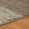 Superior Modern Rockwood Collection Area Rug, 8mm Pile Height with Jute Backing, Textured Geometric Brick Design, Anti-Static, Water-Repellent Rugs – Light Blue & Ivory, 5′ x 8′ Rug(Light Blue / Ivory)