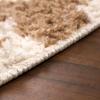 Superior Victorian Shag Area Rug(White/Gold)