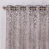 Superior Blackout Curtains, Room Darkening, Bedroom, Drapes, Kitchen, Living Room Window Accents, Sun Blocking, Thermal, 2 Pack, Leaves Blackout Curtains, Set of 2, 36″ x 63″, Cappuccino-Brown