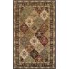 Superior Indoor Area Rug, Traditional Floral Classic Floor Decor for Bedroom, Entryway, Hallway, Office, Living/Dining, Plush Carpet Cover, Palmyra Collection, 5′ Round, Chocolate(Chocolate)
