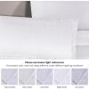Superior Remi Cotton Blend 3 Piece Bedspread Set, Home Bed Decor, Oversized Bedspread, 2 Pillow Shams, Medium Weight Blanket, Geometric Fringe, Matelasse Coverlet, Bedding Essentials, Full, White