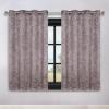 Superior Blackout Curtains, Room Darkening, Bedroom, Drapes, Kitchen, Living Room Window Accents, Sun Blocking, Thermal, 2 Pack, Leaves Blackout Curtains, Set of 2, 36″ x 63″, Cappuccino-Brown