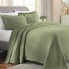 Superior Paisley 2 Piece Cotton Bedspread Set, Home Bed Decor, Decorative Bed Spread, 1 Pillow Sham, Medium Weight Blanket, Matelasse Coverlet Bedding, Vintage Floral Pattern, Twin, Navy Blue(Sage – Z)