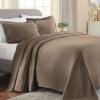 Superior Paisley 2 Piece Cotton Bedspread Set, Home Bed Decor, Decorative Bed Spread, 1 Pillow Sham, Medium Weight Blanket, Matelasse Coverlet Bedding, Vintage Floral Pattern, Twin, Navy Blue(Taupe – Z)