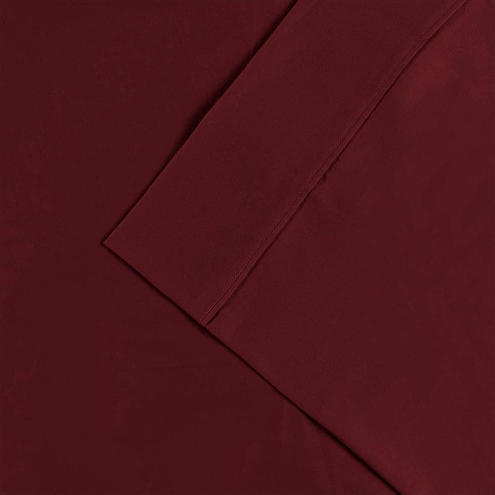 imageSuperior C300KGPC AMWH Cotton 300 Thread count Envelope closure pillowcases King White 2 PieceBurgundy