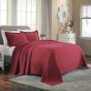 Superior 2 Piece Celtic Circles Cotton Bedspread Set, Decorative Bed Spread, Home Bed Decor, 1 Pillow Sham, Medium Weight Blanket, Matelasse Coverlet Bedding, Wedding Ring Design, Twin, Cappuccino(Burgundy – Z)
