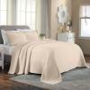 Superior 2 Piece Celtic Circles Cotton Bedspread Set, Decorative Bed Spread, Home Bed Decor, 1 Pillow Sham, Medium Weight Blanket, Matelasse Coverlet Bedding, Wedding Ring Design, Twin, Cappuccino(Ivory – Z)
