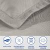 Superior 2 Piece Celtic Circles Cotton Bedspread Set, Decorative Bed Spread, Home Bed Decor, 1 Pillow Sham, Medium Weight Blanket, Matelasse Coverlet Bedding, Wedding Ring Design, Queen, Platinum