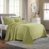 Superior 2 Piece Celtic Circles Cotton Bedspread Set, Decorative Bed Spread, Home Bed Decor, 1 Pillow Sham, Medium Weight Blanket, Matelasse Coverlet Bedding, Wedding Ring Design, Twin, Cappuccino(Sweet Pea – Z)