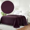 Superior Metro All-Season Cotton Blanket, Woven Blanket for Couch, Bed, Bedding, Farmhouse, Home Essentials, Cute and Cozy Bohemian Blankets, Herringbone Weave, Throw Size, Light Blue(Plum)