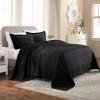 Superior 2 Piece Basketweave Cotton Bedspread Set, Home Bed Decor, Decorative Bed Spread, 1 Pillow Sham, Medium Weight Blanket, Matelasse Coverlet Bedding, Geometric Lattice Pattern, Twin, Navy Blue(Black – Z)