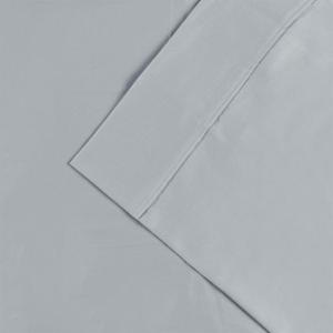 Superior C300KGPC AMWH, Cotton 300 Thread count Envelope closure pillowcases, King, White, 2 Piece(Light Blue)