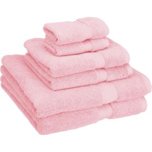 Superior Egyptian Cotton Solid Towel Set, 6PC, Midnight Blue(Ballerina)