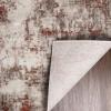 Superior Indoor Area Rug, Cotton Backing, Modern Rugs for Living Room, Hardwood, Kitchen Floors, Dining, Office, Bedroom, Entry, Distressed Abstract Home Decor, Euphemia Collection, 3′ x 5′, Rust(Euph -Rust)