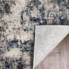 Superior Indoor Area Rug, Cotton Backing, Modern Rugs for Living Room, Hardwood, Kitchen Floors, Dining, Office, Bedroom, Entry, Distressed Abstract Home Decor, Euphemia Collection, 3′ x 5′, Rust(Euph – Blue)
