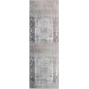 Superior Indoor Area Rug for Living Room, Bedroom, Kitchen/Dining, Office, Unique, Cotton Backed Rugs, Boho Distressed Floral Home Floor Decor, Athena Collection, 3′ 6″ x 5′ 6″, Baby Blue(Simcha – Mossy Oak)