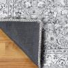 Superior Indoor Area Rug for Living Room, Bedroom, Kitchen/Dining, Office, Unique, Cotton Backed Rugs, Boho Distressed Floral Home Floor Decor, Athena Collection, 3′ 6″ x 5′ 6″, Baby Blue(Athena – Charcoal)