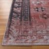 Superior Indoor Area Rug for Living Room, Bedroom, Kitchen/Dining, Office, Unique, Cotton Backed Rugs, Boho Distressed Floral Home Floor Decor, Athena Collection, 3′ 6″ x 5′ 6″, Baby Blue(Simcha – Mulberry)