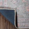 Superior Indoor Area Rug for Living Room, Bedroom, Kitchen/Dining, Office, Unique, Cotton Backed Rugs, Boho Distressed Floral Home Floor Decor, Athena Collection, 3′ 6″ x 5′ 6″, Baby Blue(Simcha – Mossy Oak)