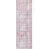 Superior Indoor Area Rug for Living Room, Bedroom, Kitchen/Dining, Office, Unique, Cotton Backed Rugs, Boho Distressed Floral Home Floor Decor, Athena Collection, 3′ 6″ x 5′ 6″, Baby Blue(Aja – Magenta)