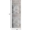 Superior Indoor Area Rug for Living Room, Bedroom, Kitchen/Dining, Office, Unique, Cotton Backed Rugs, Boho Distressed Floral Home Floor Decor, Athena Collection, 3′ 6″ x 5′ 6″, Baby Blue(Simcha – Mossy Oak)