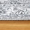 Superior Indoor Area Rug for Living Room, Bedroom, Kitchen/Dining, Office, Unique, Cotton Backed Rugs, Boho Distressed Floral Home Floor Decor, Athena Collection, 3′ 6″ x 5′ 6″, Baby Blue(Athena – Charcoal)