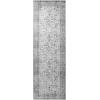Superior Indoor Area Rug for Living Room, Bedroom, Kitchen/Dining, Office, Unique, Cotton Backed Rugs, Boho Distressed Floral Home Floor Decor, Athena Collection, 3′ 6″ x 5′ 6″, Baby Blue(Anwen – Charcoal)