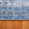 Superior Indoor Area Rug for Living Room, Bedroom, Kitchen/Dining, Office, Unique, Cotton Backed Rugs, Boho Distressed Floral Home Floor Decor, Athena Collection, 3′ 6″ x 5′ 6″, Baby Blue(Anwen – French Blue)
