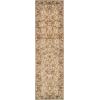 Superior Indoor Runner Rug, Plush Carpet Cover, High-Traffic Rug, Apartment Rugs, Bedroom, Living Room, Office, Hallway, Kitchen, Floral Scroll Floor Decor, Heritage Collection, 2′ 7″ x 8′, Ivory(Ivory – Z)