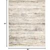 Superior Jharna Indoor Area Rug, Ivory, 5′ x 8′