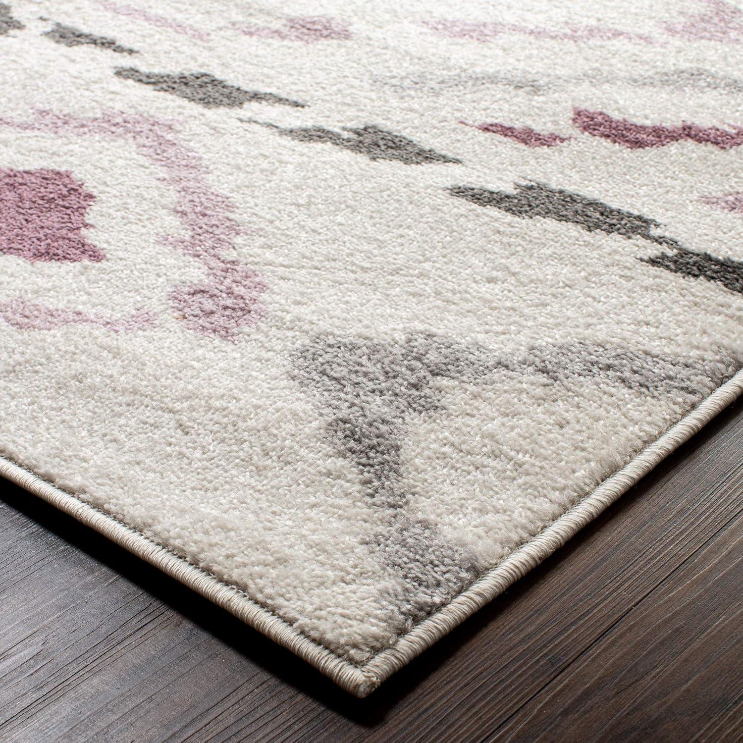 imageSUPERIOR Sahara Indoor Area Rug Home Decor for Living Room Kitchen Bedroom Entryway Dining Office Dorm Hardwood Floor Throw  5ft x 8ft SorbetSorbet
