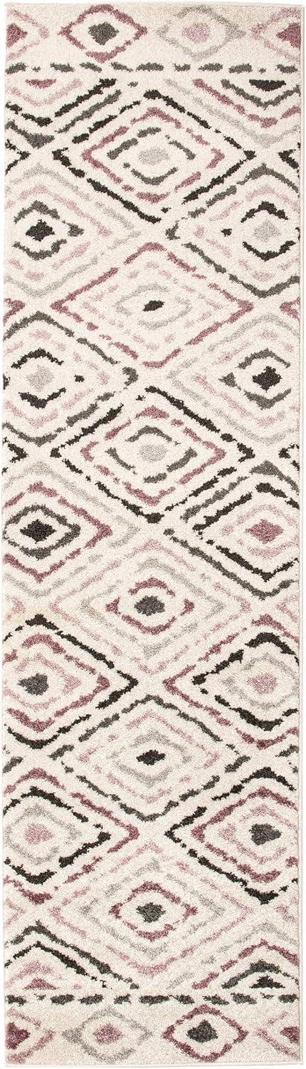 imageSUPERIOR Sahara Indoor Area Rug Home Decor for Living Room Kitchen Bedroom Entryway Dining Office Dorm Hardwood Floor Throw  5ft x 8ft SorbetSorbet