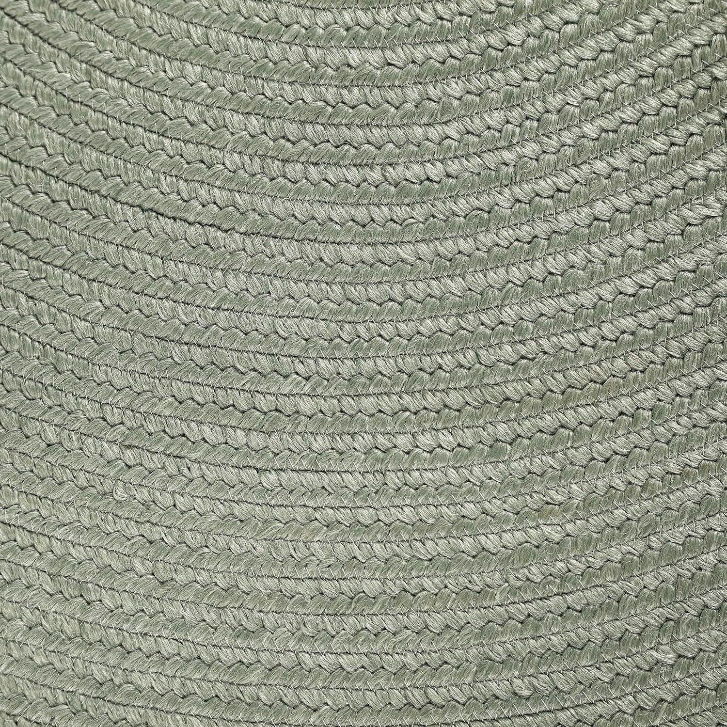 imageSuperior IndoorOutdoor Area Rug Reversible Braided Floor Decor for Living Room Kitchen Patio Front Porch Modern Boho Farmhouse Rugs Hardwood Bedroom Accessories 6 x 9 Fog Green