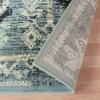SUPERIOR Indoor Large Area Rug with Jute Backing, Vintage Oriental Traditional Floor Décor for Living Room, Kitchen, Dining Room, Entryway, Hallway, Hardwood Floors, Lumen Collection 6′ x 9′ -Cream(Multi-colored)