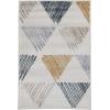 SUPERIOR Indoor Small Area Rug, Jute Backed, Modern Floral Farmhouse Floor Decor, Perfect for Hallway, Entryway, Living/Dining Room, Bedroom, Office, Kitchen, Amary Collection – 8′ x 10′, Grey(Bone)
